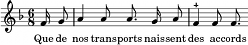 mélodie #que_de_nos_transports_naissent_des_accords