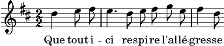 mélodie #que_tout_ici_respire_l_allegresse
