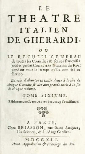 Le Théâtre Italien de Gherardi VI 1741 [n°248]