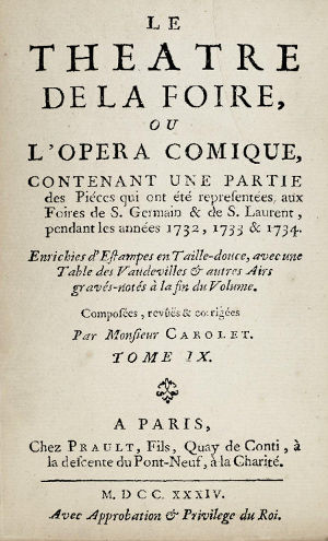 Carolet, Le Théâtre de la Foire ou l’Opéra-Comique [n°66]